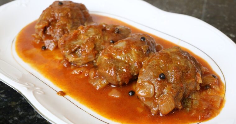 Receta de Carrillada en salsa tipica de Andalucia