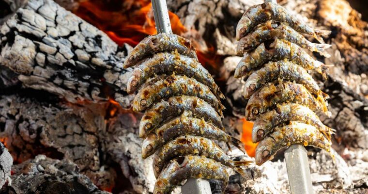Receta de Espeto de sardinas tipica de Andalucia