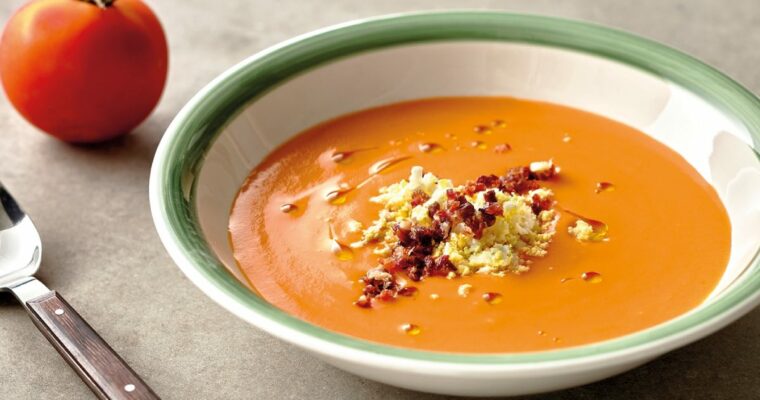 Receta de Salmorejo tipica de Andalucia